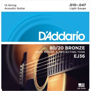 D'Addario EJ36, 010 - 047 (12-Strenge s�t)
